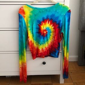 Tie dye Alice and Olivia shirt